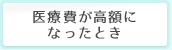 医療費が高額になったとき